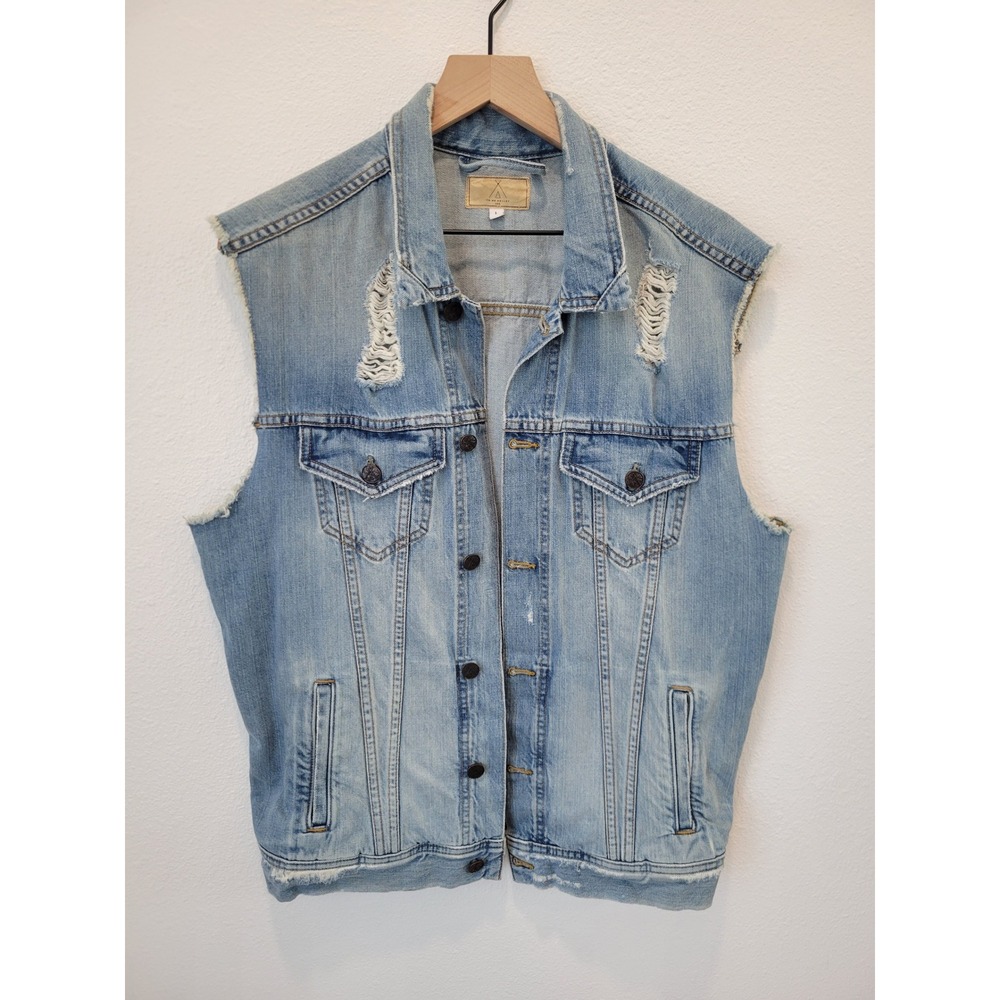 Tribe Kelley Outwest Distressed Denim Vest – Men's Large